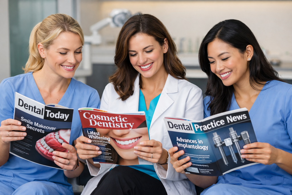 female dentists reading dental magazines images by chatgpt feminist bookshop women feminists sydney